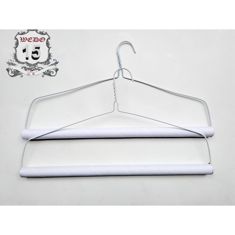 White Drapery Hanger18" ( inc tube 500pcs,2 box)